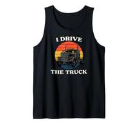 Truck Driver I Drive The Truck Retro Big Rig Canotta