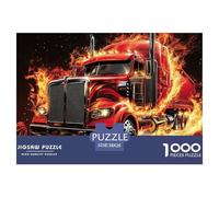 Truck Jigsaw Puzzle, 1000Pezzi Puzzle Classici, Chariots of Fire Puzzle Giochi Rilassamento E Intelligence, Puzzle Per Gioco Familiare, Festa Aziendale, Regalo Per Amore E Amico (38x26cm/1000pcs)