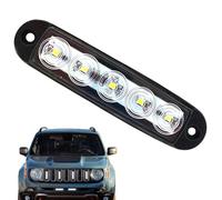 Truck Marker Lamp - Led Clearance Light for Trailer Use | Aluminum Alloy with Sealed Design, Black Finish, 12v-24v Voltage, 50000h Service Life, Front Rear Side Indicator, Fits Caravan Vehicles