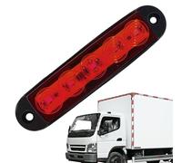 Truck Marker Lamp - Led Clearance Light for Trailer Use | Aluminum Alloy with Sealed Design, Black Finish, 12v-24v Voltage, 50000h Service Life, Front Rear Side Indicator, Fits Caravan Vehicles
