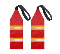 Truck Safety Flag, Reflective Warning Sign, Foldable Lightweight Marker for High Visibility Loads, Durable Fabric with Bright Red Finish, Vehicle Safety Accessory, Outdoor Flag for Truck Canoe Boat