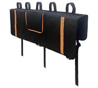 Truck Tailgate Pad, Bike Transport Cover, Waterproof Rear Gate Mat, 53.15x32.68 Inches Built in Tool Storage, Scratch Resistant Cushioning Fits 5 to 6 Bikes, Pickup, Outdoor Biking