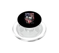 Trucker America Flag Funny Truck Driver PopSockets PopGrip per MagSafe