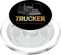 Trucker Born To Be Design vintage da camionista PopSockets PopGrip per MagSafe