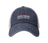 Trucker cap Caro Canada, Anche Noi Odiamo Regolabile Denim Cappello Moda Cappellini da Baseball per Esterno Viaggio Escursionismo