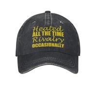 Trucker Cappellino, Heated all The Time Rivalry Occasionally Movimento Berretto Casual, Casuale Baseball Cappelli per Estate Viaggi Outdoor