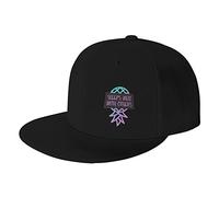 Trucker Cappellino,Plays Well with Others Upside Do Wn Pineapple Purple Cappello Piatto Moda,Casual Visiera Baseball per Donna Adulto Unisex