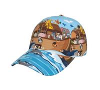 Trucker Caps Animali Galleggianti Sull'Arca di Noè Non Facile da Deformare Sun cap Traspirante Berretti da Baseball per Esterno All'Aperto Viaggio