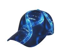Trucker Caps Struttura del Dna Blu Regolabile Berretti da Baseball Design con Fori Traspiranti Sun cap per Pesca Viaggio All'Aperto
