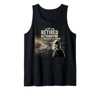 Trucker in Pensione ma per Sempre al pensionamento del conducente del Camion del Cuore Canotta