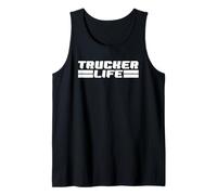 Trucker Life Orgoglioso Semi Camion Driver Trucking Lifestyle Papà Canotta