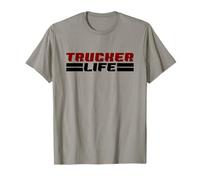 Trucker Life Orgoglioso Semi Camion Driver Trucking Lifestyle Papà Maglietta