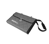 TRUCKER ORGANIZER BAG BORSELLO ECOPELLE GRIGIA BORSA PORTA DOCUMENTI CAMIONISTI