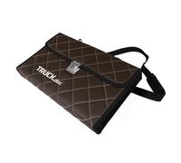 TRUCKER ORGANIZER BAG BORSELLO ECOPELLE MARRONE BORSA PORTA DOCUMENTI CAMIONISTI