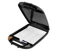 Organizer Trick 2 in 1 Tavoletta appunti clip metallo Valigetta porta documenti