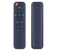 TRUCKON Telecomando di ricambio per ricevitore WiiM Pro AirPlay 2 e Pro Plus Audio Streamer 4 tasti di scelta musicale, Push-to-Talk