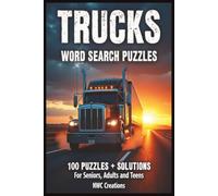 Trucks Word Search Puzzles: 100 Large-Print Puzzles with Over 1,400 Truck-Themed Words | Fun for Adults, Seniors, Drivers & Truck Enthusiasts