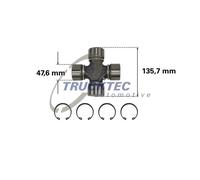 Trucktec Automotive 05.34.008 Giunto Albero Longitudinale