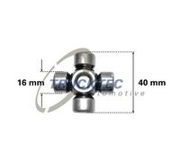 TRUCKTEC AUTOMOTIVE Giunto Piantone sterzo 02.34.046