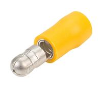 TruConnect DVAB5M 5mm Giallo 20A Maschio Proiettile Connettore Confezione 100