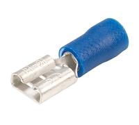 TruConnect DVPO2-6.3F 6.3x0.8Mm Presa Femmina Blu Confezione Da 100