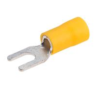 TruConnect EYF4N Giallo 4mm Forcella Terminale Confezione 100