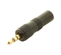 TruConnect JP-3569 3.5mm Placcato Oro Stereo Jack Spina Con Filettato Bloccaggio