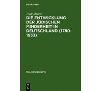 Trude Maurer Die Entwicklung der jüdischen Minderheit in Deut (Copertina rigida)