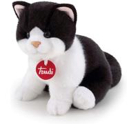 Peluche Trudi Gatto Brad bianco e nero S Multicolor