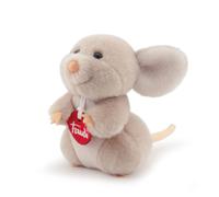 Trudi 51284 Trudini Plush Toy Mouse Approx. 14 cm, Size XS, Fluffy Soft Toy with