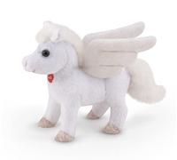 Trudi 52440 Piccolo Pegaso di peluche, 10 cm, taglia XXS, materiale morbido e dettagli curati, lavabile, per bambini e neonati, bianco, circa 6 x 10 x 12 cm