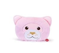 Trudi Cuscino Gattino rosa cuscini di peluche da arredo decorativi animali, regalo di compleanno | 30x38x9cm taglia M | Pillows | modello 28094