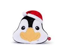 Trudi - Cuscino Pinguino Xmas cuscini di peluche da arredo decorativi animali, r