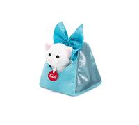 Trudi Gattino Borsa Fiocco Animali Peluche in Borsetta Fashion trasportabili. Idea Regalo alla Moda | 15x18x15cm Taglia XS Fashion Pets | Modello 29622