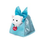 Trudi Gattino Borsa Fiocco Animali Peluche in Borsetta Fashion trasportabili. Idea Regalo alla Moda | 15x18x15cm Taglia XS Fashion Pets | Modello 29622