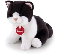 Peluche Trudi Gatto Brad bianco e nero S Multicolor