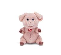Trudi Maiale Zack Peluche regalo, maialino portafortuna | 15x21x15 cm taglia S | Classici Fattoria | modello 28394