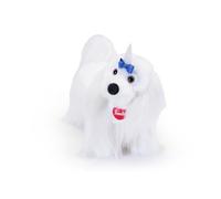Trudi Maltese Lulù Regalo compleanno o Natale, cagnolino peluche | 29x26x16cm taglia M | Classici cani | modello 22346