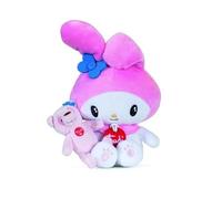 Trudi My Melody e l'amico Orso Ettore | Peluche, idea regalo, My Melody anniversary | 15x14,5x10 cm taglia XS | Hello Kitty and friends | modello 25044