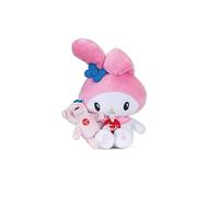 Trudi My Melody e l'amico Orso Ettore | Peluche, Idea Regalo, My Melody Anniversary | 30x36x37 cm Taglia M | Hello Kitty And Friends | Modello 25044