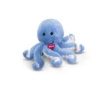 Trudi Polpo azzurro Polpo peluche mare da regalo, animali sottomarini e spiaggia. Polipo | 11x24x11cm taglia S | Sealife Depth | modello 26576
