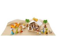 Trudi Set Presepe Completo (20 pz) | Sevi | Decorazioni natività. Presepe in legno artigianale Sevi. | 29x19x19cm | Decorazioni natalizie in legno | modello 82257