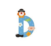 Trudi Sevi 81740 Lettera D Clown, colori assortiti