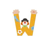 Trudi Sevi 81759 - Lettera W Clown, Colori Assortiti, 1 pezzo