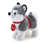 Trudi Trudino Husky Deluxe Husky cane lupo Peluche piccolo regalo Natale | 8x15x15cm taglia XS | Trudini Classic | modello 51010