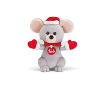 Trudino Topo Natale | Animali peluche idea regalo | 13x14x12 cm taglia XS | Trudini | modello 55571