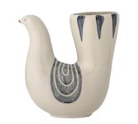 Bloomingville Vaso Trudy Bianco Ceramica Uccello 19 CM Vaso da Fiori