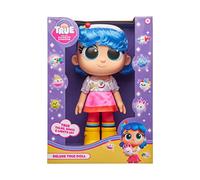 True and The Rainbow Kingdom Bambola parlante e cantante con luci LED e suoni, 30 cm, bambola di peluche colorata con luce notturna, età 3+