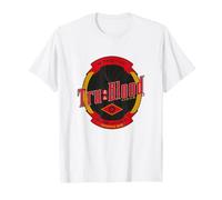 True Blood Vampire Serie TV Tru Blood Orange Graphic Maglietta