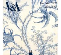 True Blue - Richtiges Blau - Kunstkalender 2027 - Original Flame Tree Publishing-Kalender [Kalender]